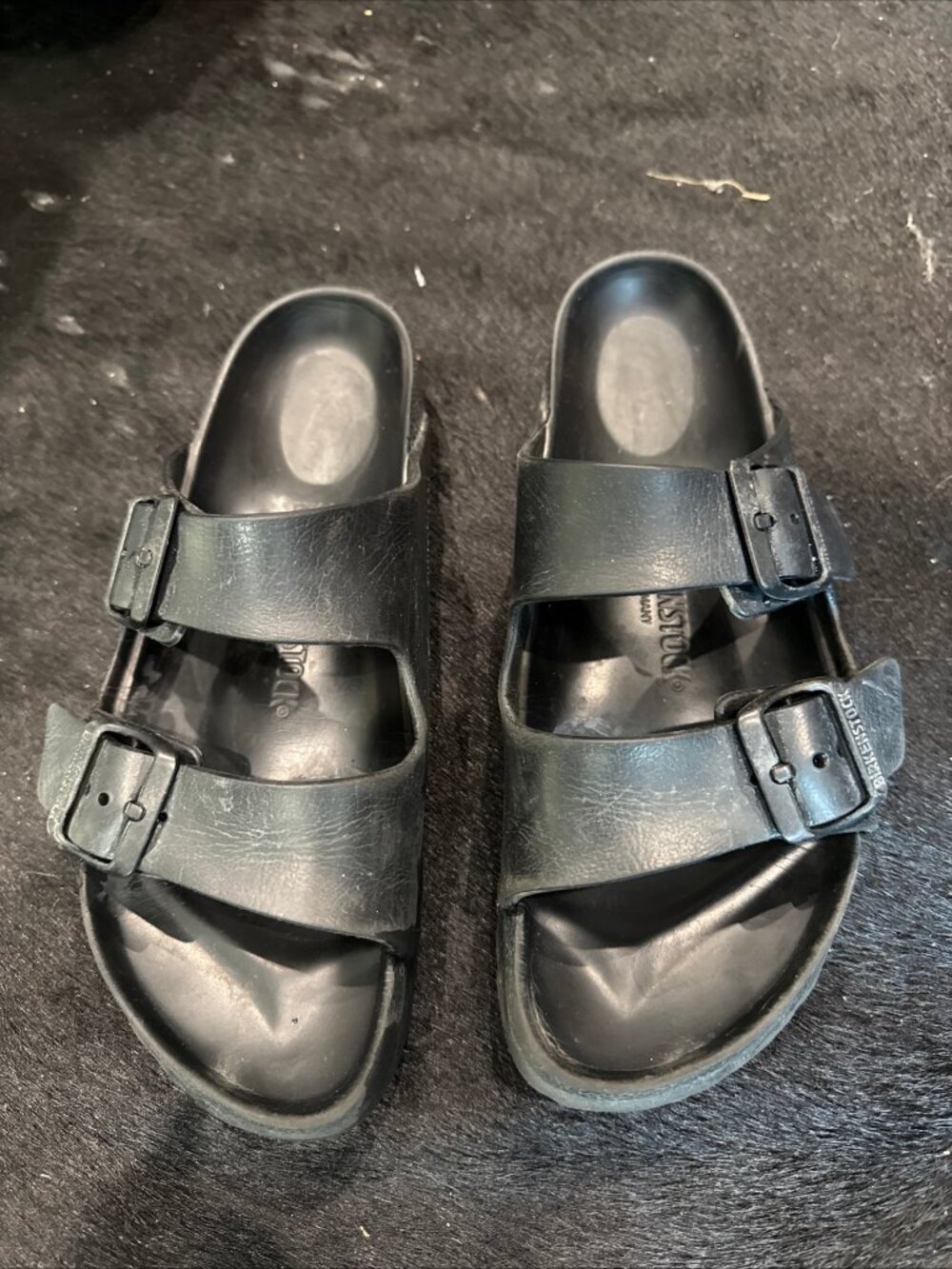 Birkenstock Arizona Eva Sandals - US Size L8 & M6 - EU Size 39 - Black